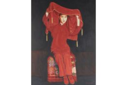 CHEN YONGJUN (20TH/21ST CENTURY) - GIRL IN A WEDDING VEIL