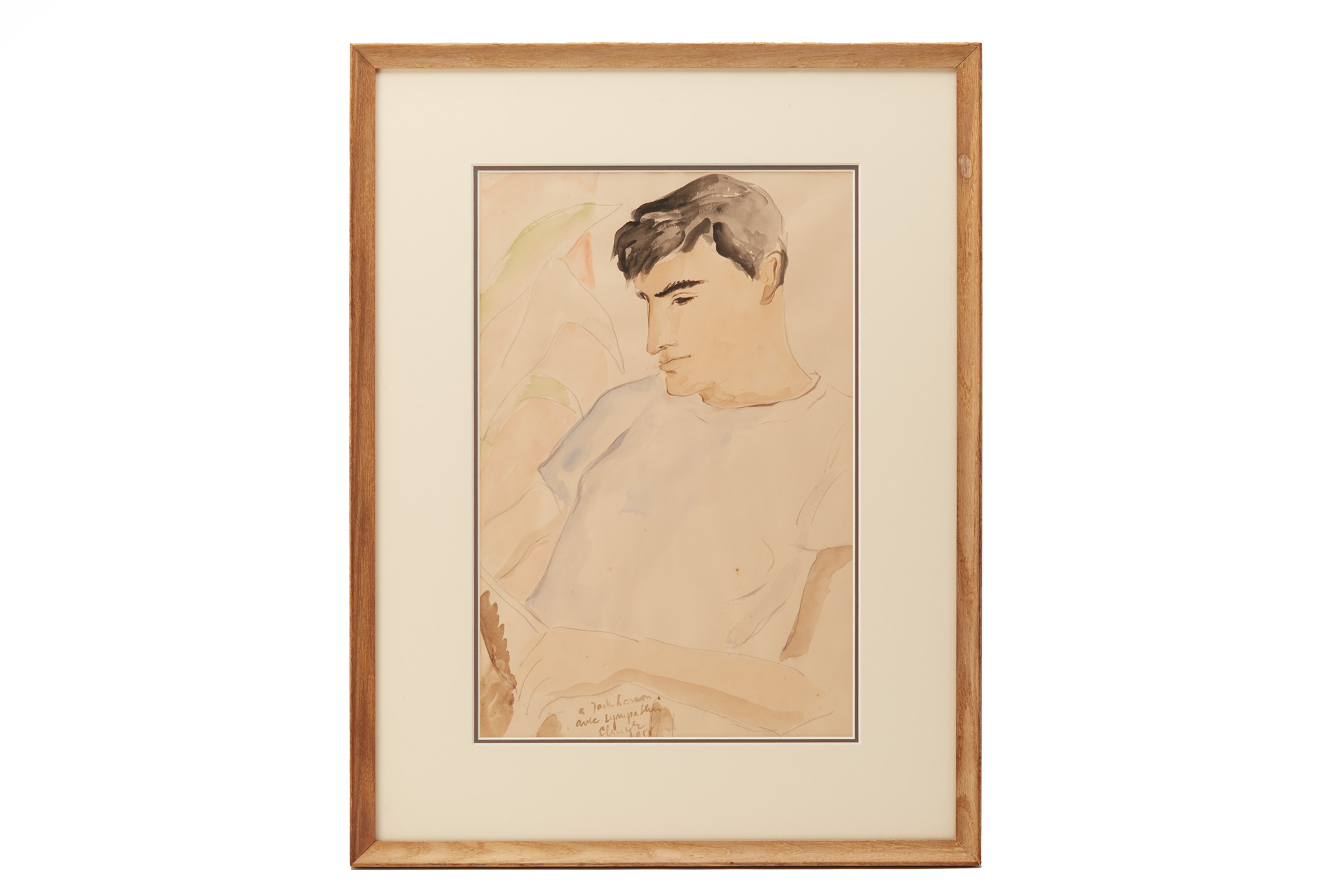 FRENCH SCHOOL (20TH CENTURY) - STUDY OF A MAN READING - Image 2 of 4