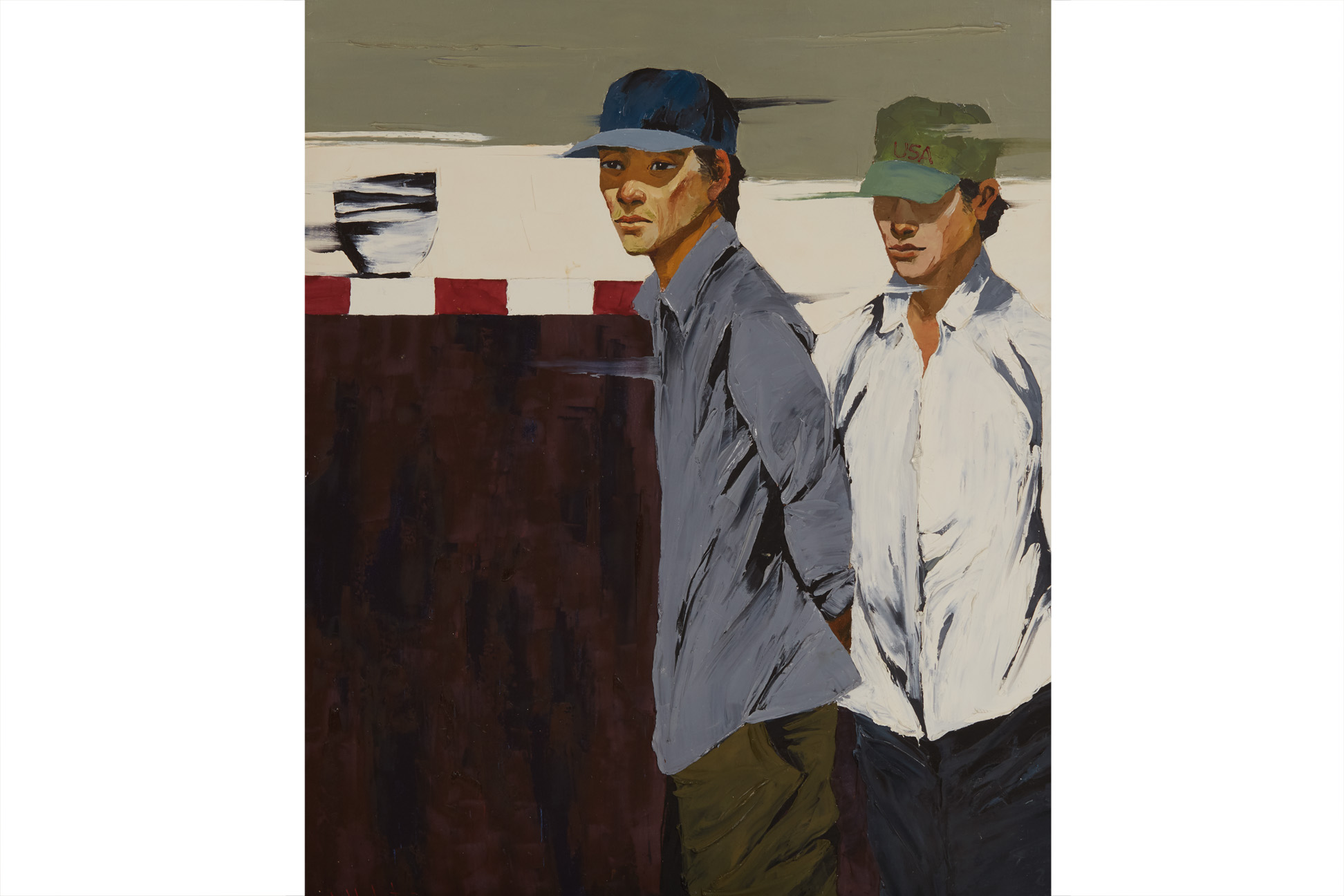 LIM KIM KATY (VIETNAMESE B.1978) - FIGURE STUDY, TWO MEN