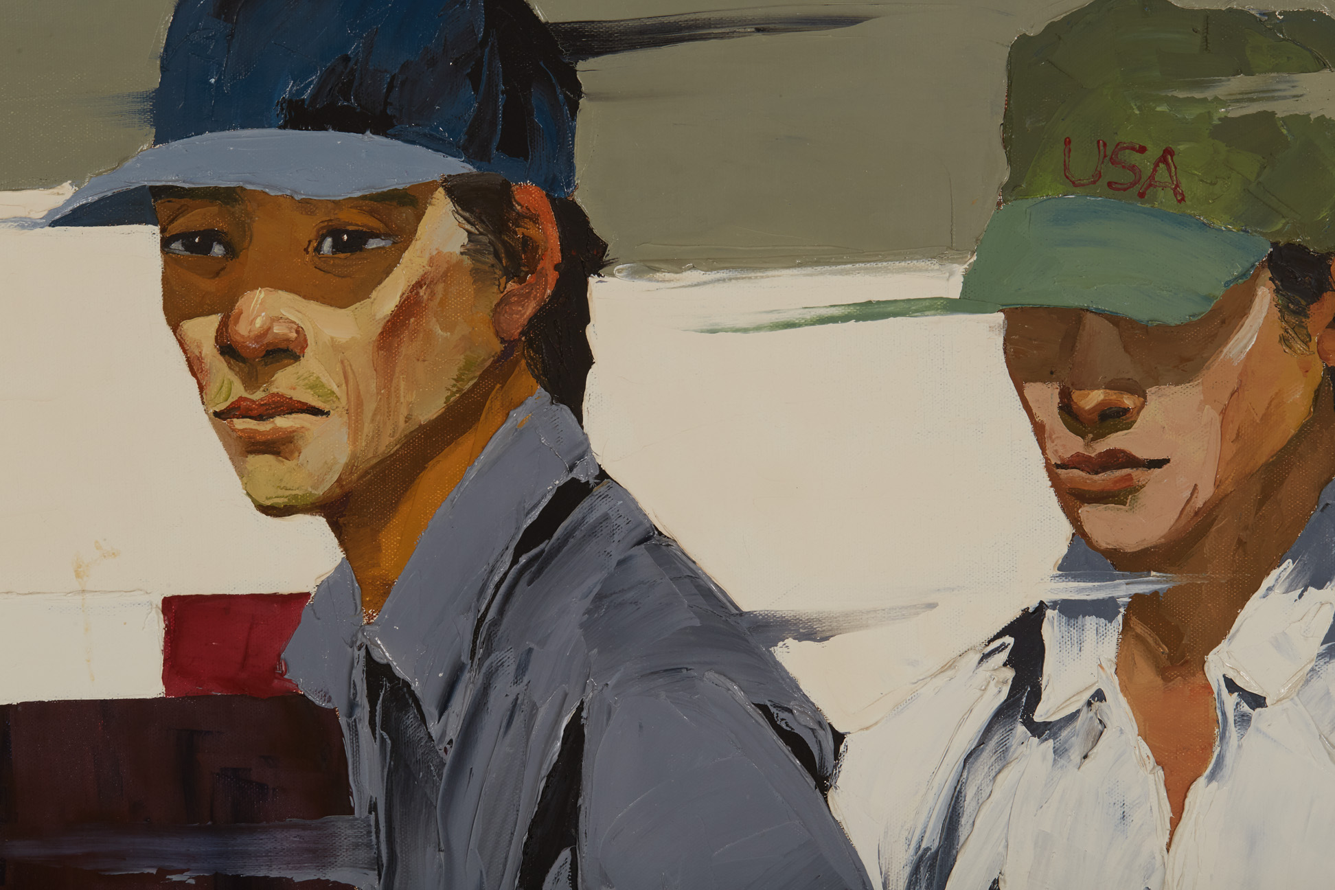 LIM KIM KATY (VIETNAMESE B.1978) - FIGURE STUDY, TWO MEN - Image 3 of 4