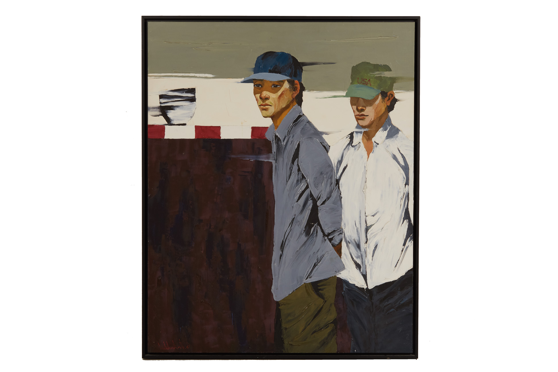 LIM KIM KATY (VIETNAMESE B.1978) - FIGURE STUDY, TWO MEN - Image 2 of 4