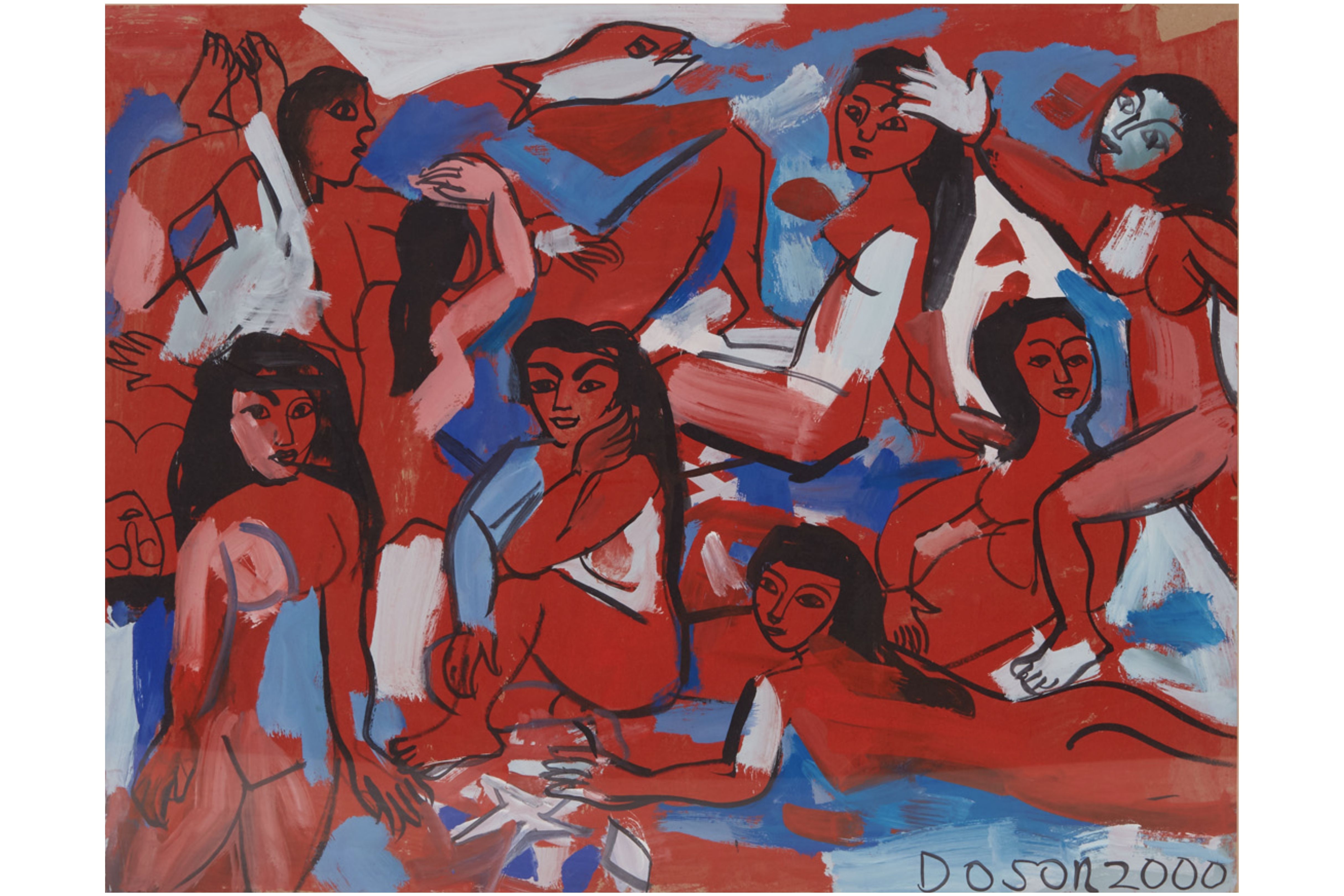 DO SON (VIETNAMESE, B.1942) - NUDE STUDIES