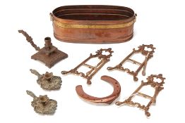 A COPPER PLANTER AND FURTHER ITEMS