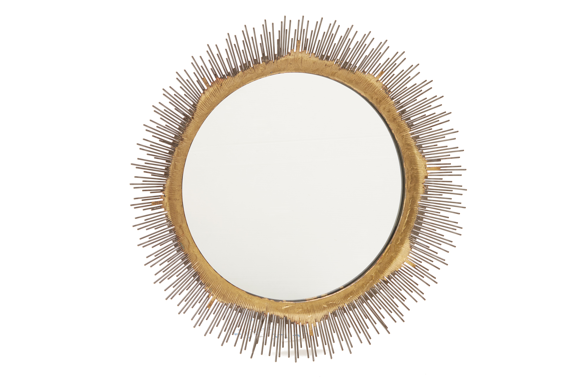 A CRATE & BARREL CLARENDON STARBURST MIRROR