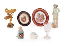 A GROUP OF VARIOUS HOME DECOR ITEMS
