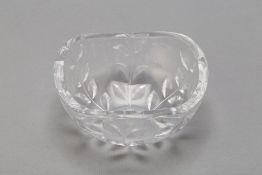 A TIFFANY & CO. CUT CRYSTAL BOWL