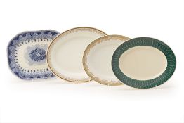 A GROUP OF FOUR ENGLISH SERVING DISHES