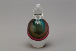 A FORMIA MURANO SOMMERSO GLASS SCENT BOTTLE