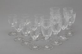 A SET OF BACCARAT 'PARIS MARENGO' WINE GLASSES