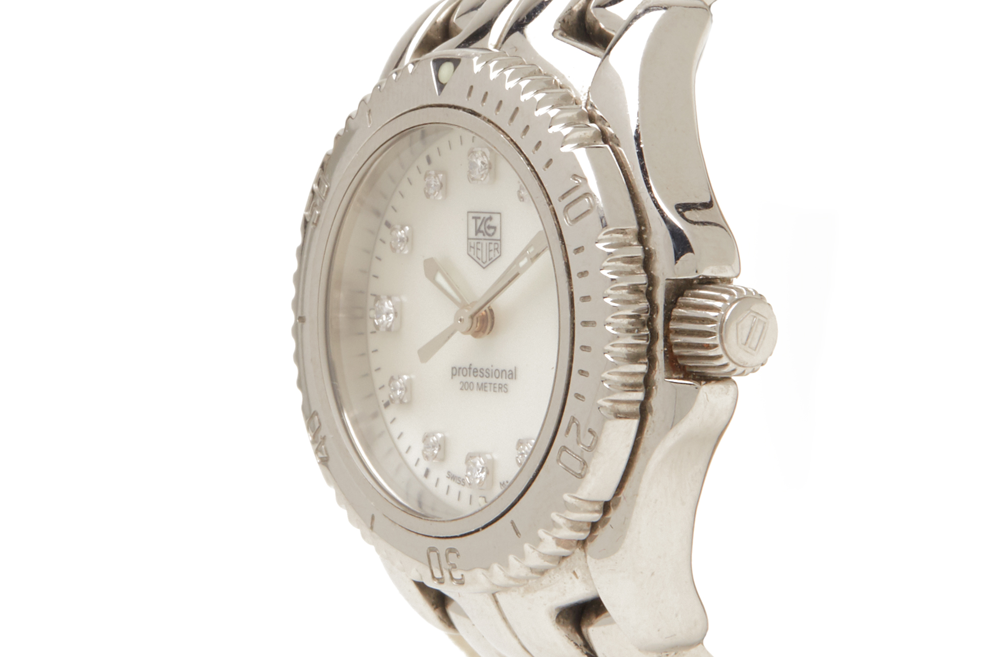 A TAG HEUER PROFESSIONAL LADIES STAINLESS STEEL BRACELET WATCH - Image 3 of 4