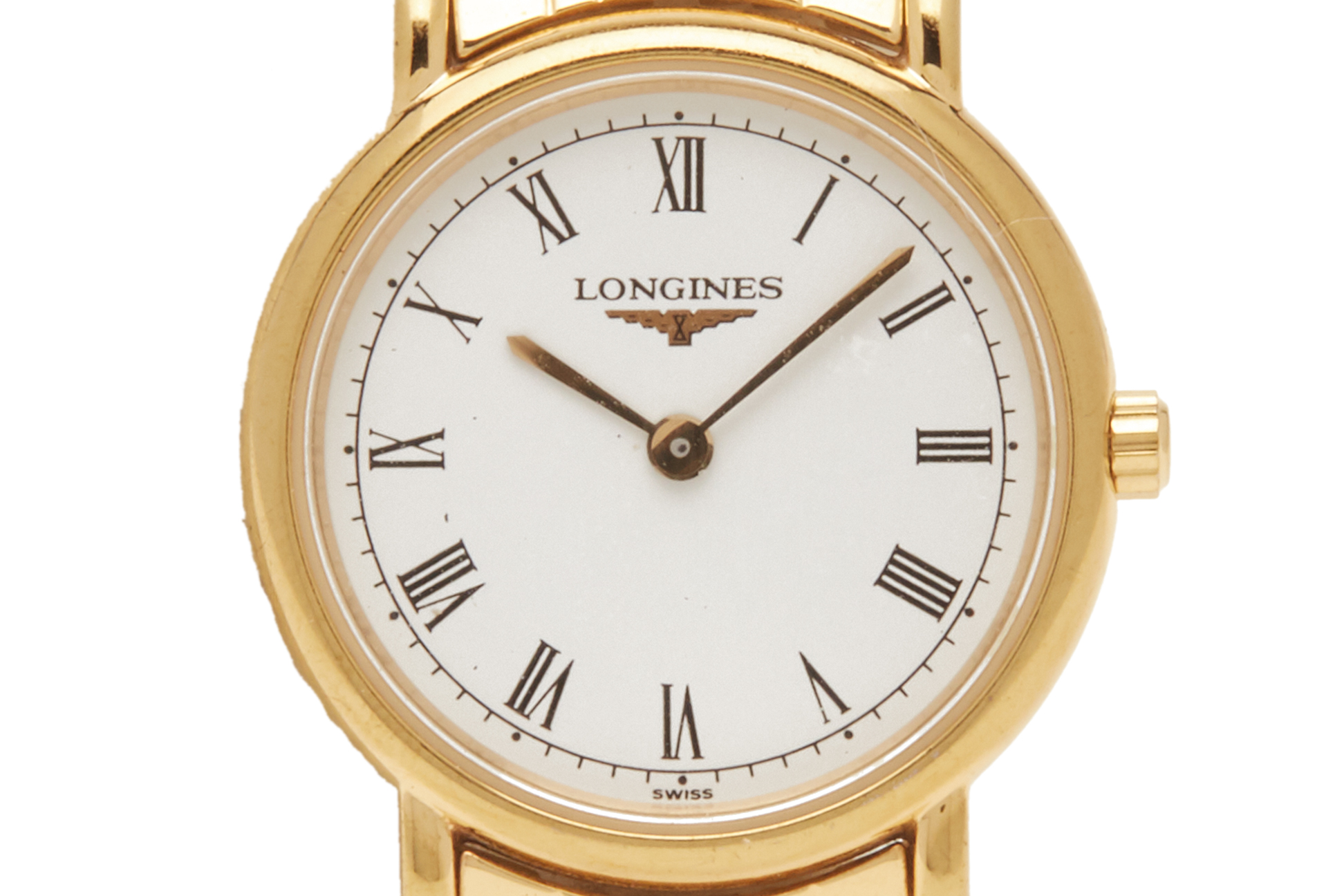 A LONGINES LADIES GOLD PLATED BRACELET WATCH - Image 2 of 4