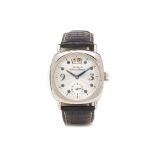 A DUBEY & SCHALDENBRAND SILVER CAREE CAMBRE WRISTWATCH