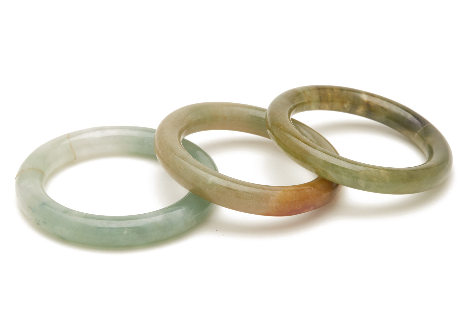 THREE CHILDS JADE BANGLES