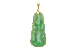 A JADE CARVED PENDANT