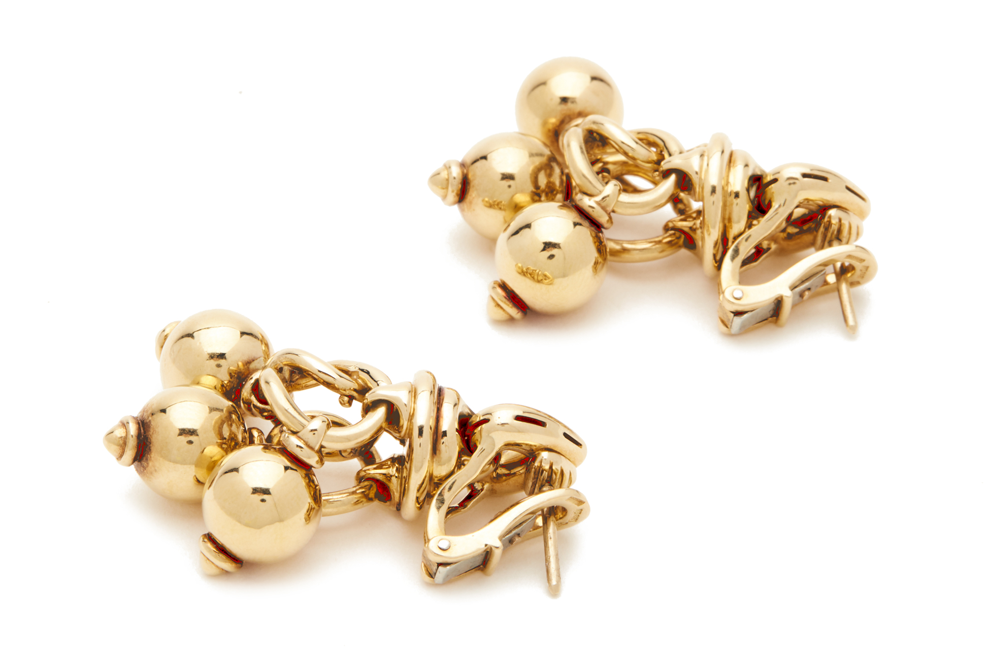 A PAIR OF BVLGARI EARRINGS - Image 2 of 2