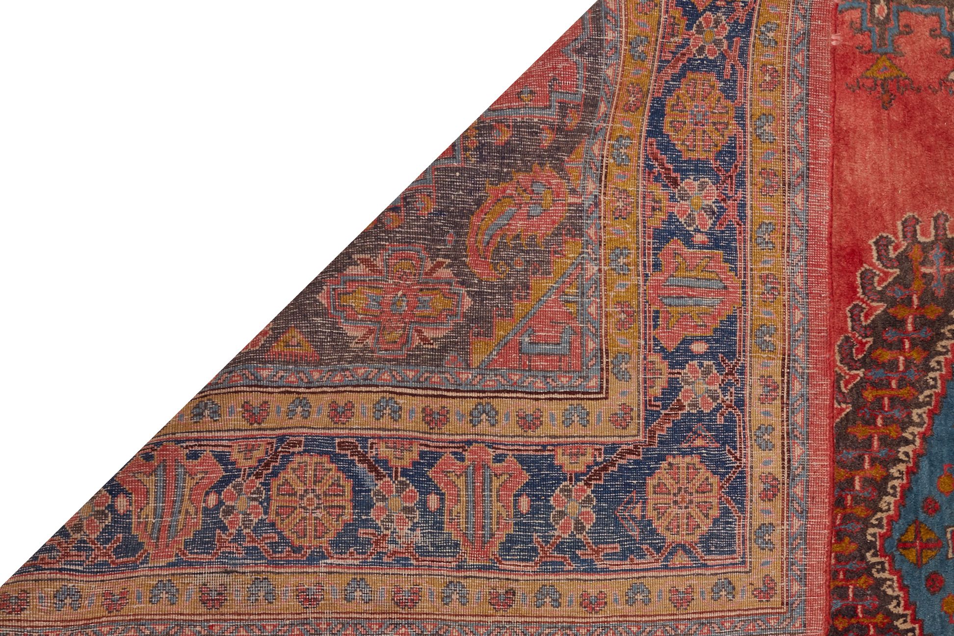 A LARGE PERSIAN MEDALLION CARPET - Image 2 of 2