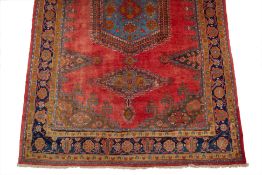 A LARGE PERSIAN MEDALLION CARPET