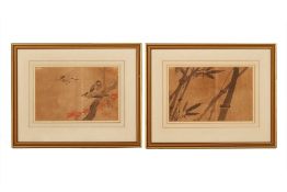 TWO CHINESE INK PAINTINGS