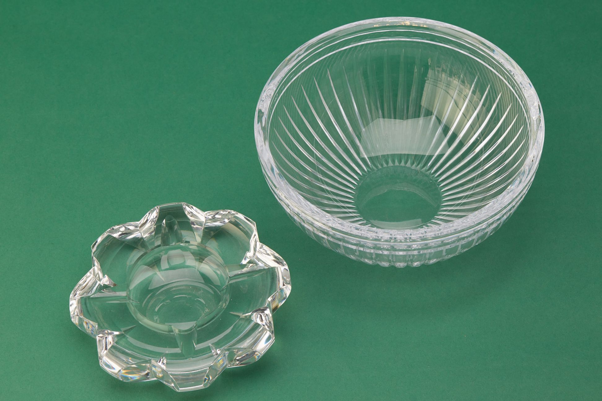 A SAINT-LOUIS ASHTRAY & A MARQUIS BY WATERFORD BOWL - Image 2 of 2