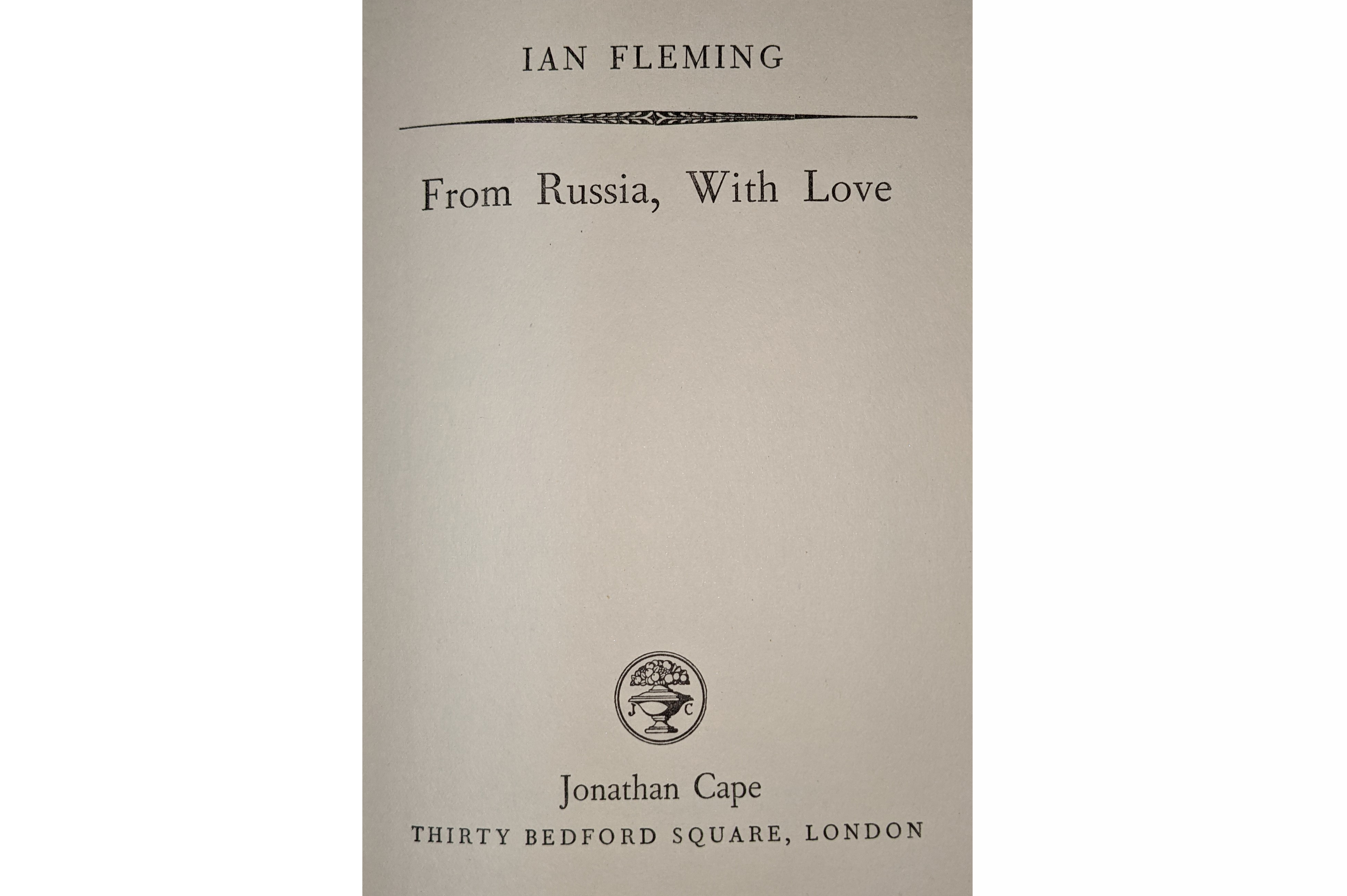 IAN FLEMING - 'FROM RUSSIA WITH LOVE' - Image 5 of 6