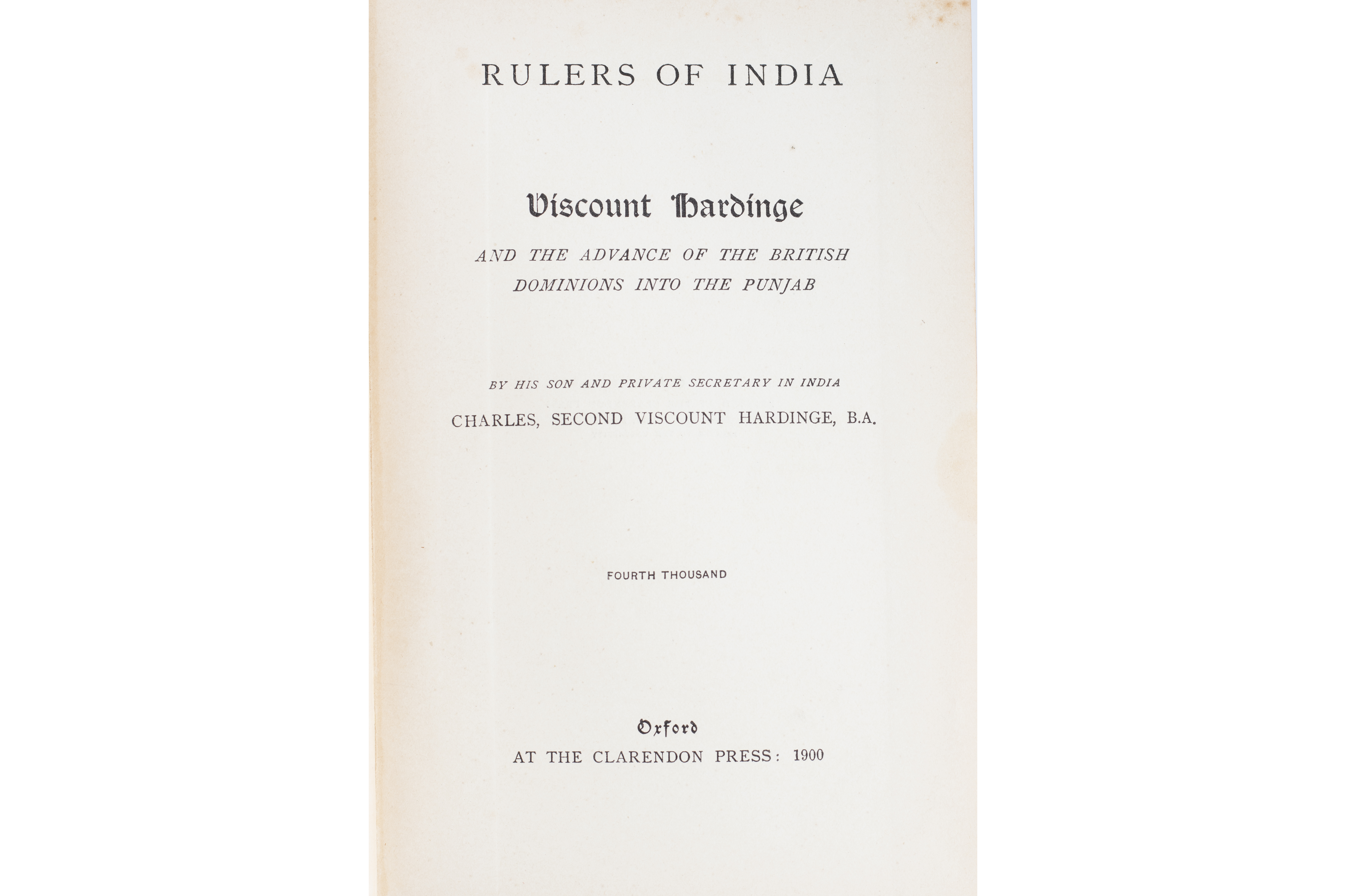 VARIOUS AUTHORS - 'RULERS OF INDIA' - Image 9 of 19