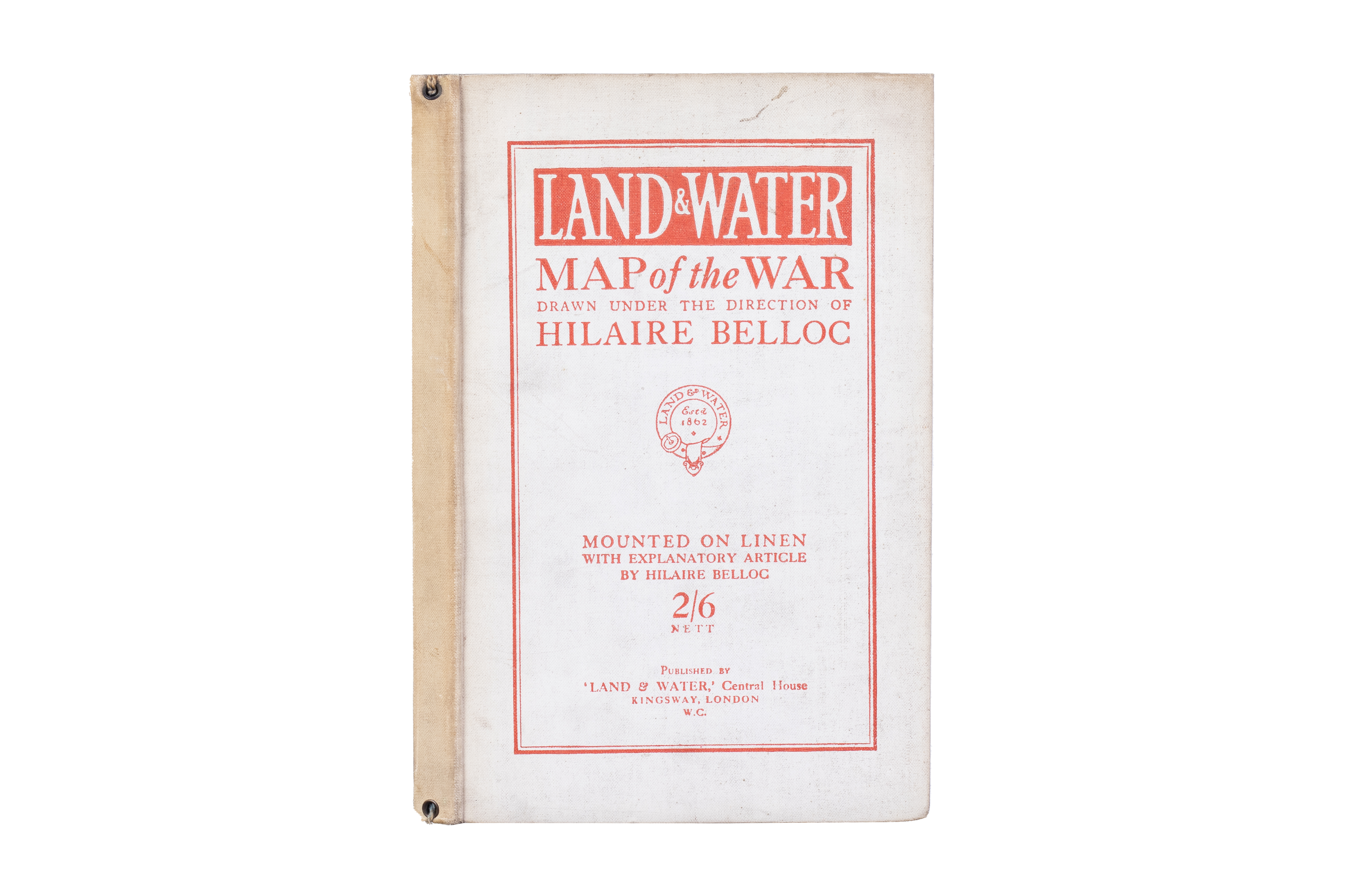 THE LAND & WATER MAP OF THE WAR (1915) - Image 8 of 10