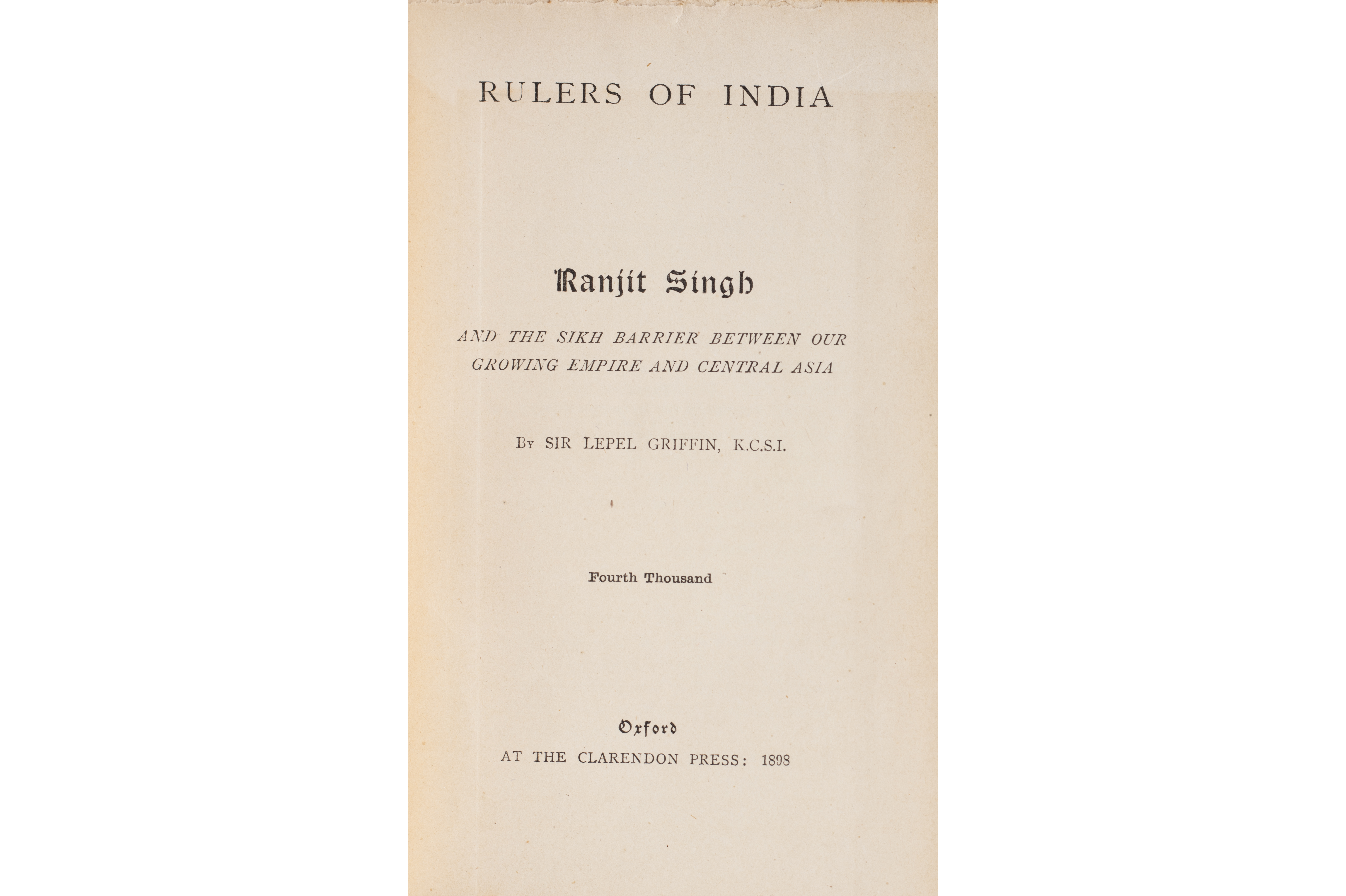 VARIOUS AUTHORS - 'RULERS OF INDIA' - Image 16 of 19