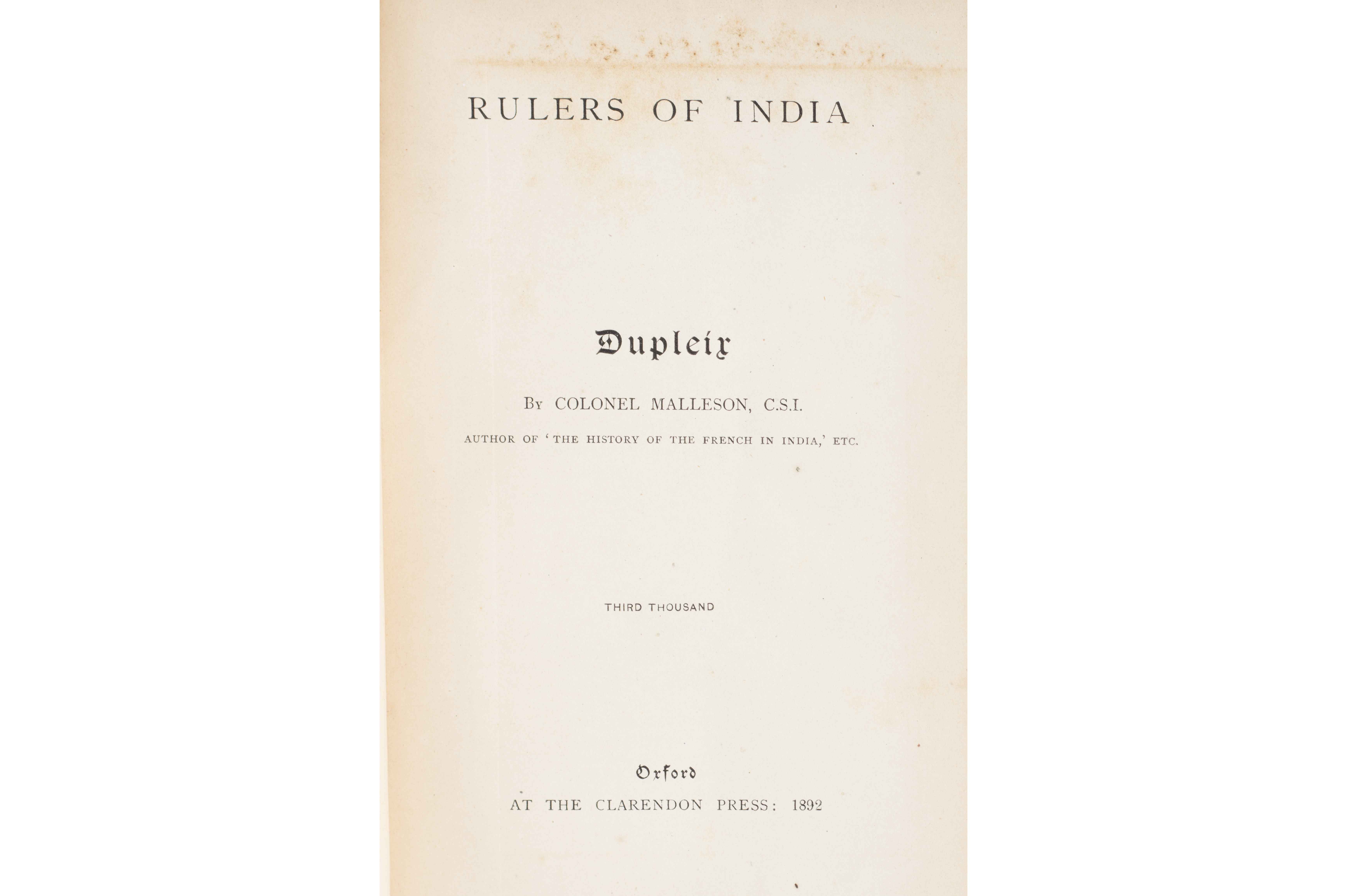 VARIOUS AUTHORS - 'RULERS OF INDIA' - Image 11 of 19