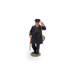 A JOHN JENKINS DESIGNS FIGURE OF WINSTON CHURCHILL