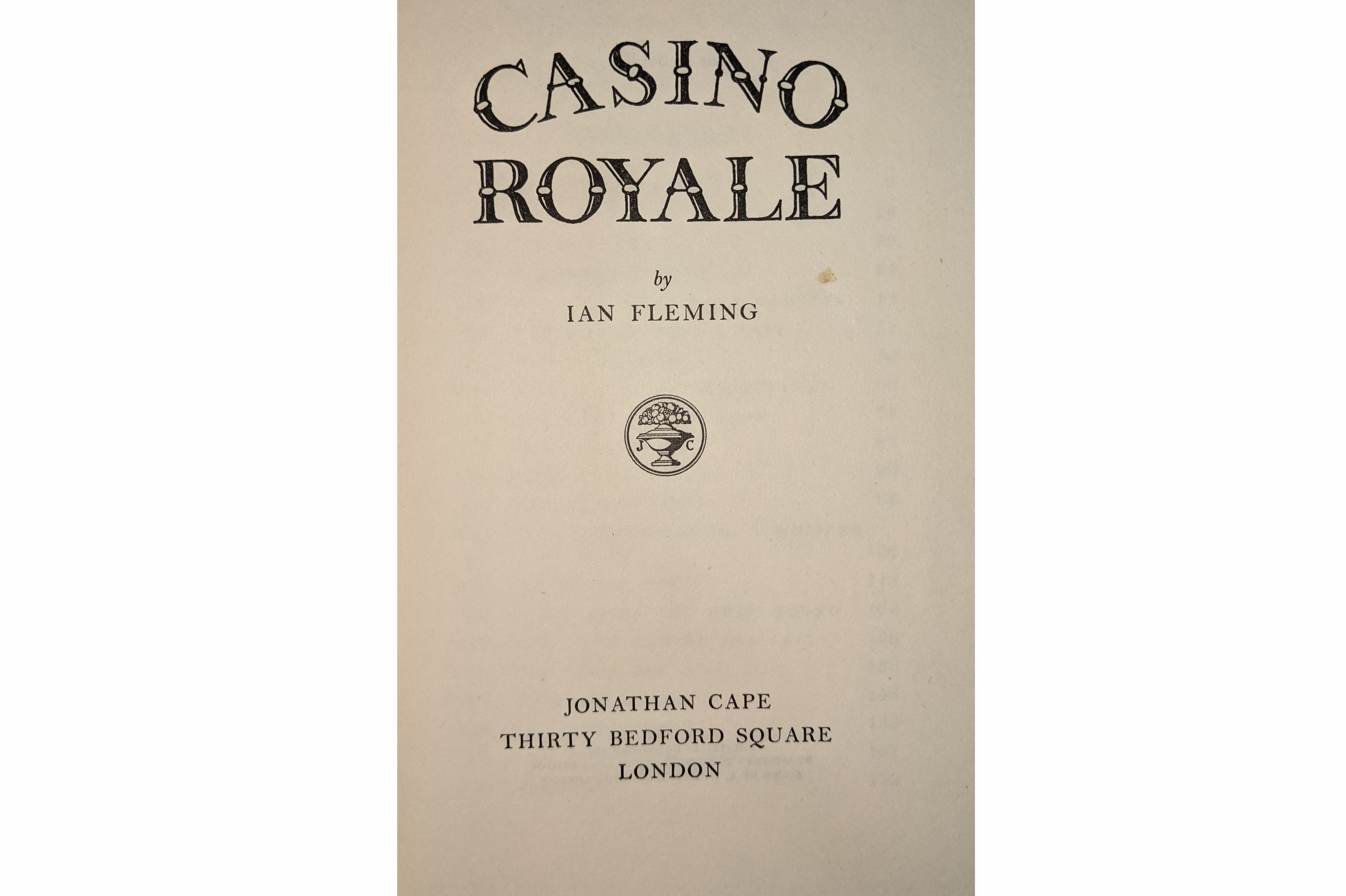 IAN FLEMING - 'CASINO ROYALE' - Image 3 of 5