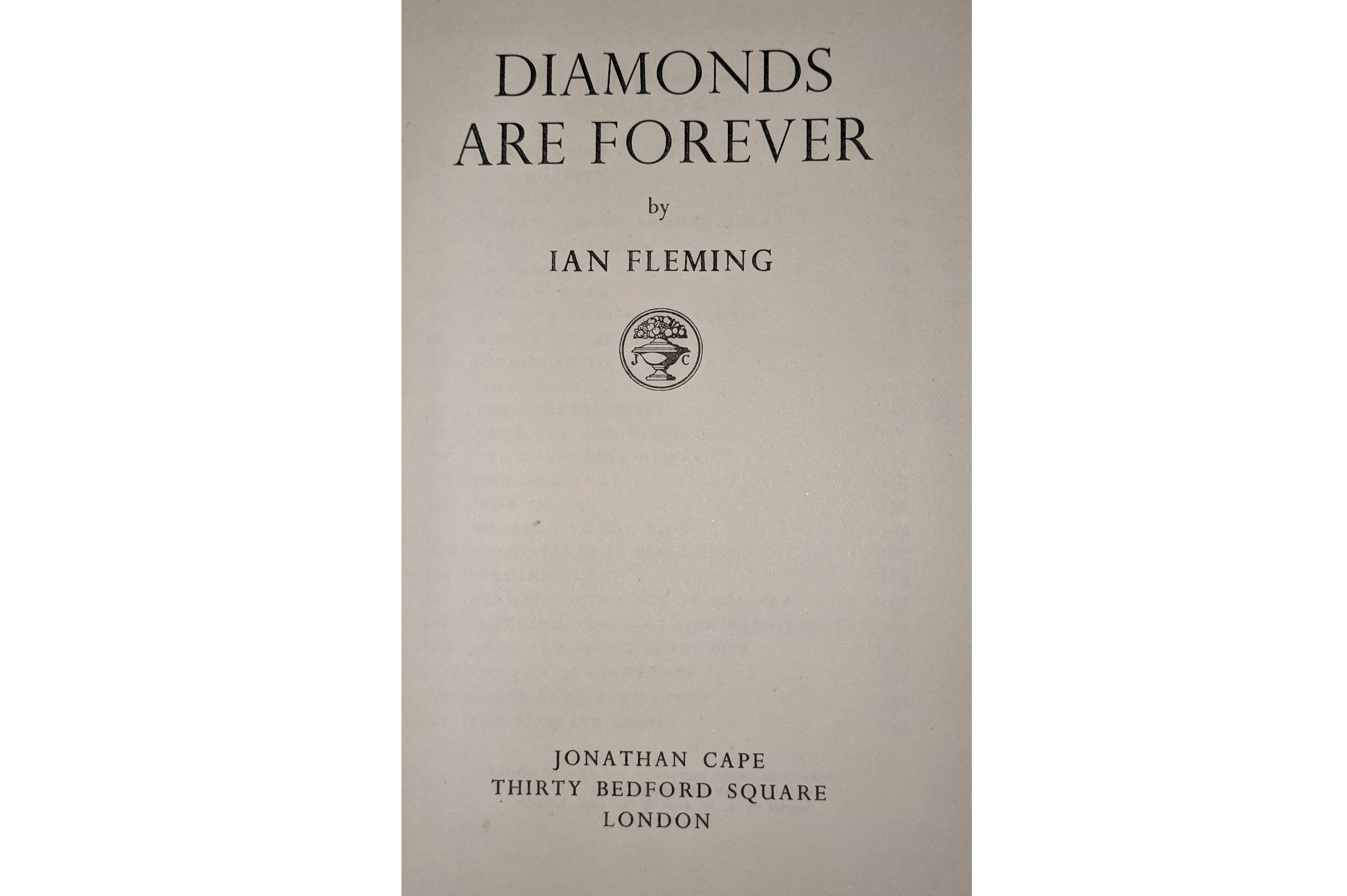 IAN FLEMING, 'DIAMONDS ARE FOREVER' - Image 4 of 6