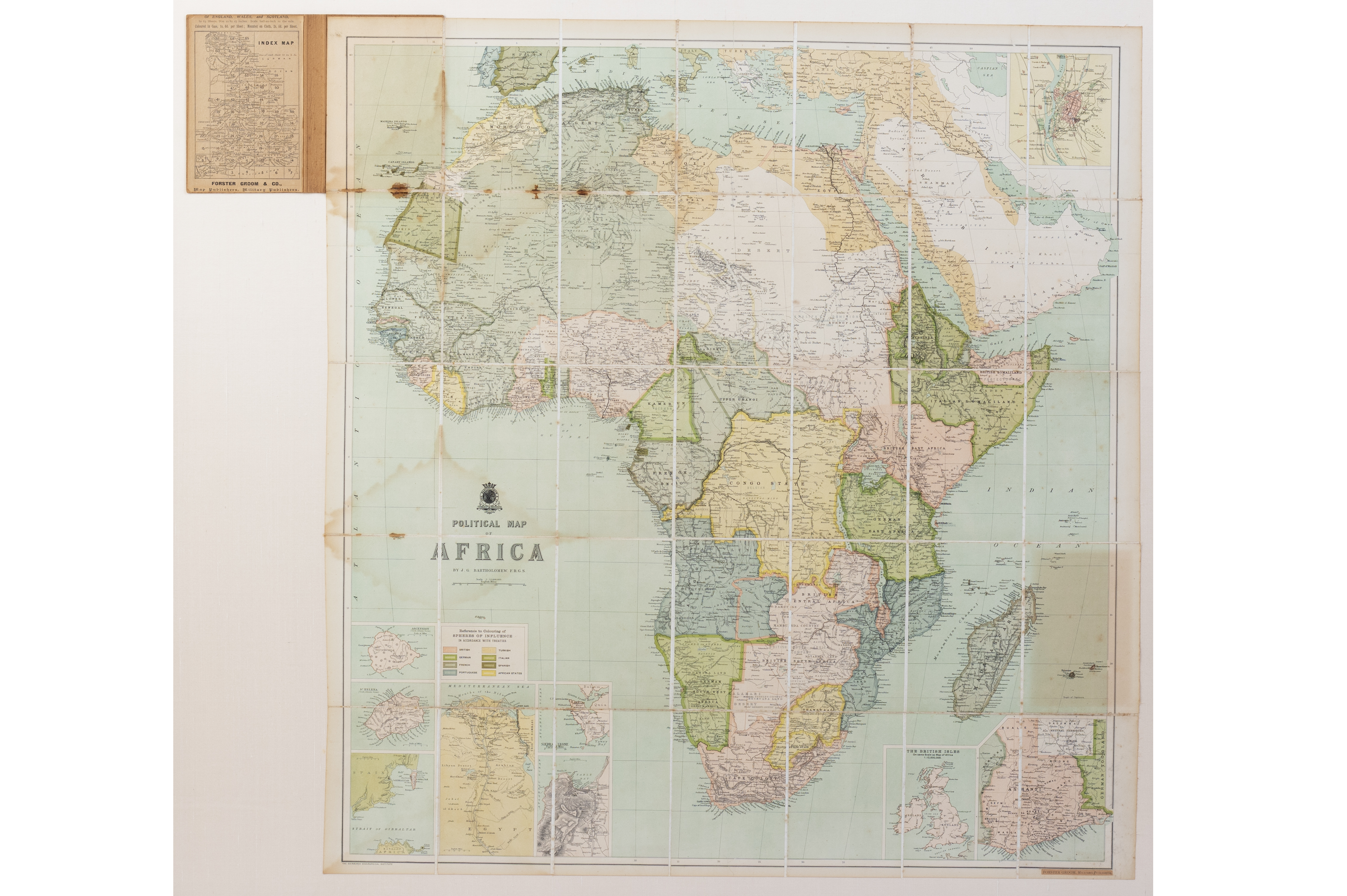 GROOM'S NEW MAP OF AFRICA - Image 2 of 7