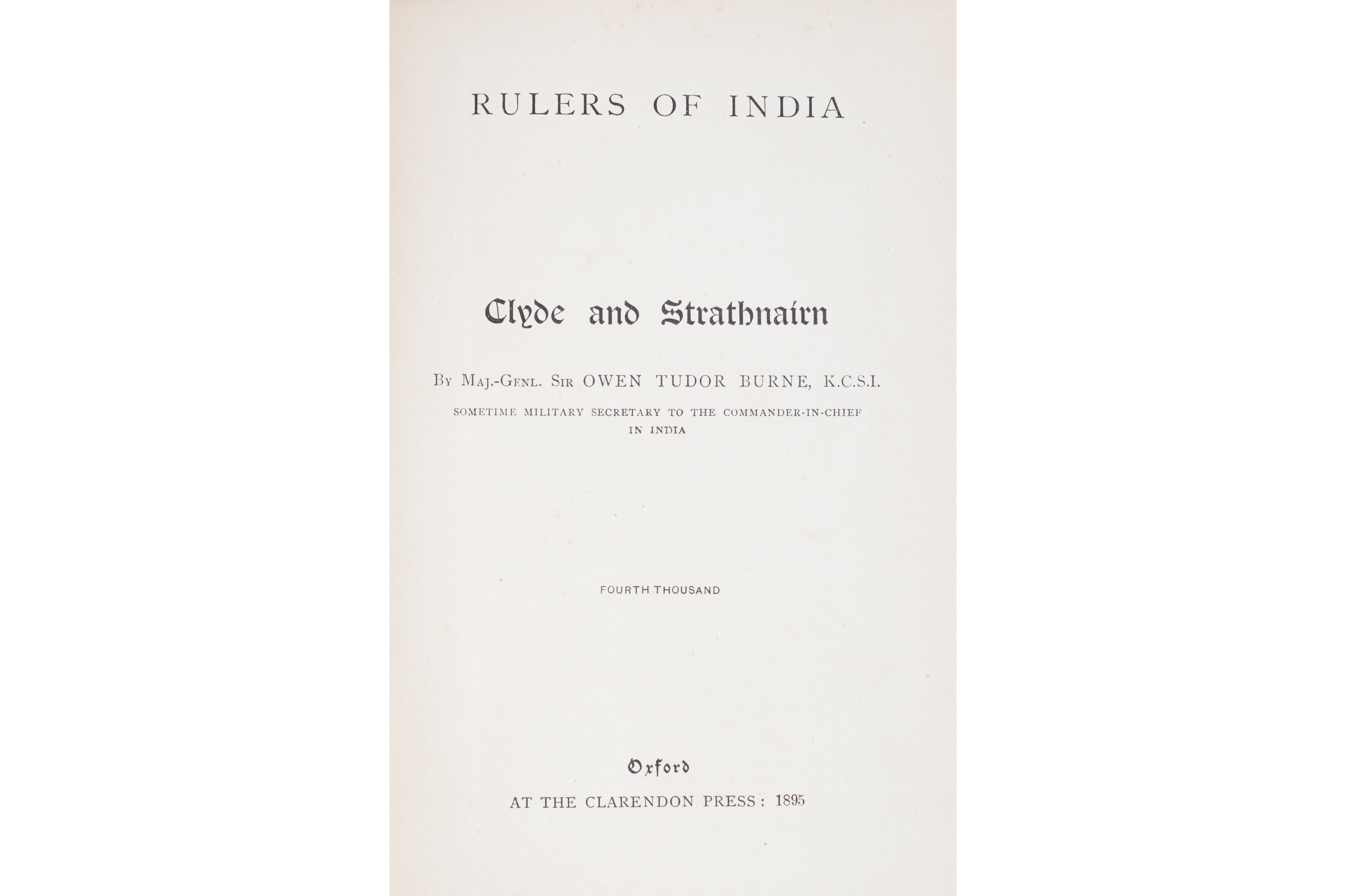 VARIOUS AUTHORS - 'RULERS OF INDIA' - Image 6 of 19