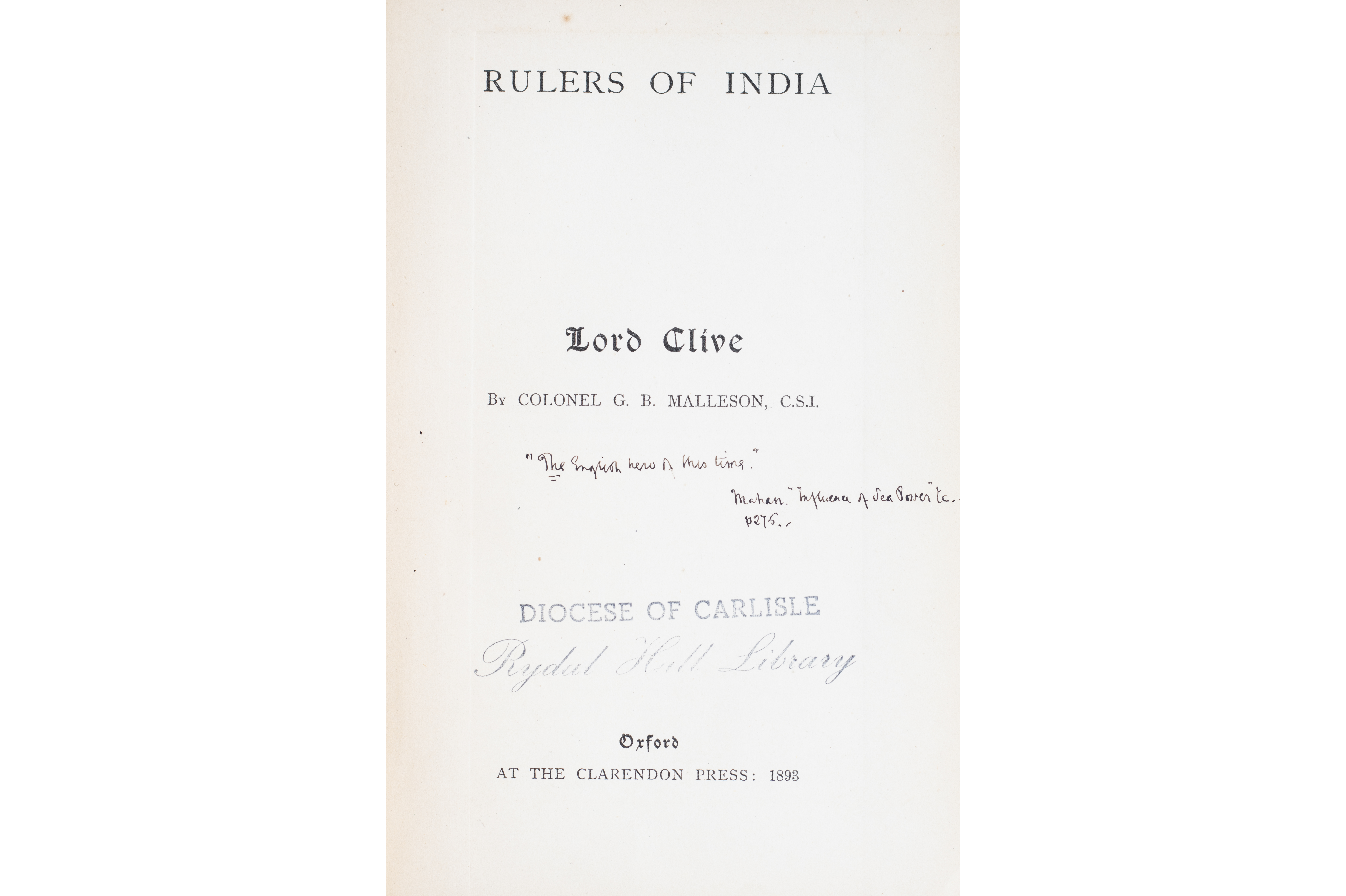 VARIOUS AUTHORS - 'RULERS OF INDIA' - Image 13 of 19