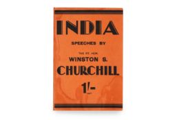 'WINSTON CHURCHILL-'INDIA-SPEECHES BY WINSTON S. CHURCHILL'