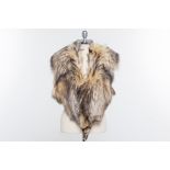 AN ELISA FOX FUR GILET