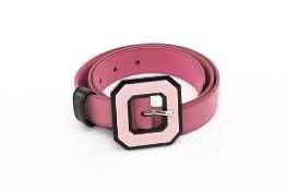 A PRADA DUSTY PINK BELT