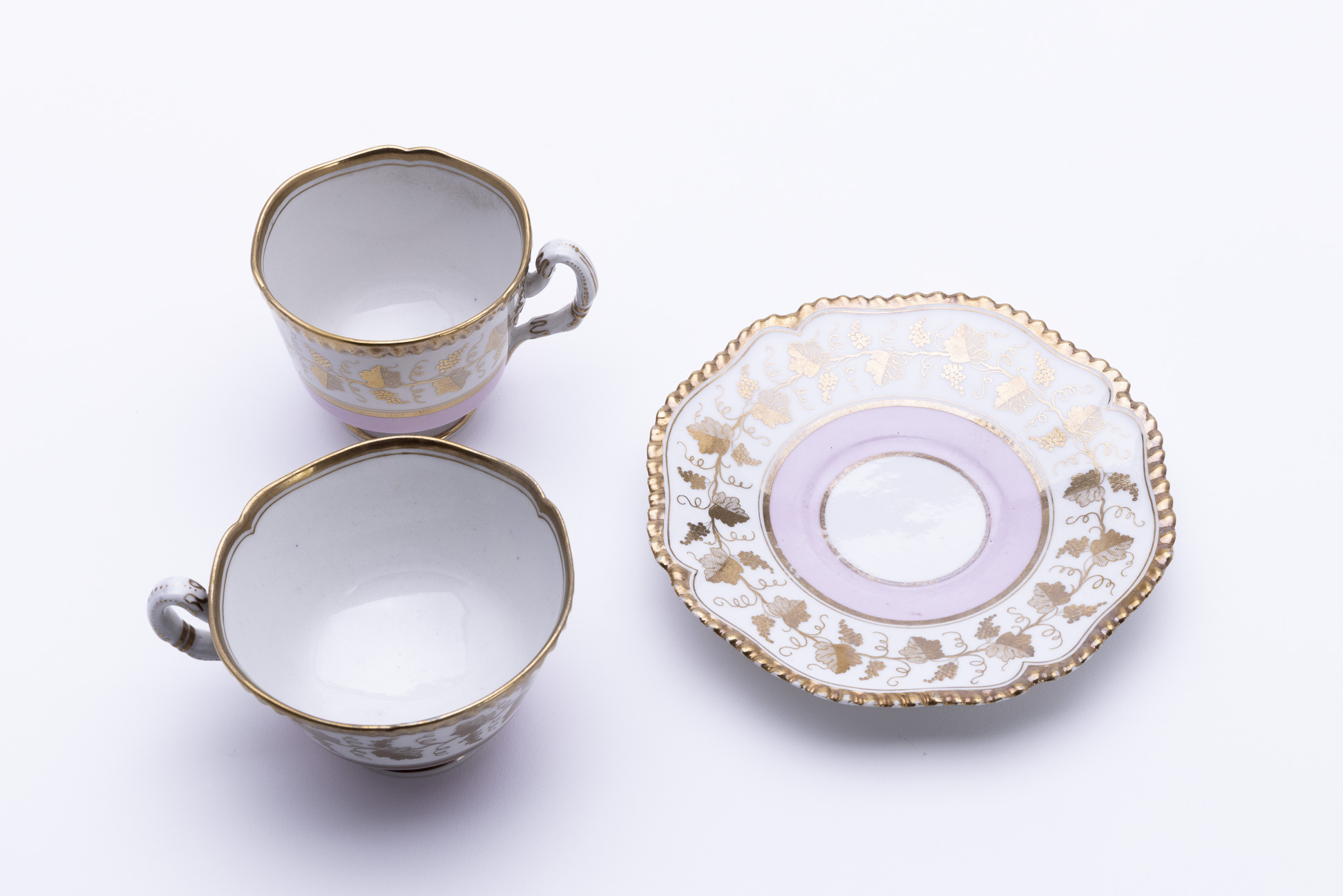 TWO PORCELAIN TRIOS - Image 2 of 6