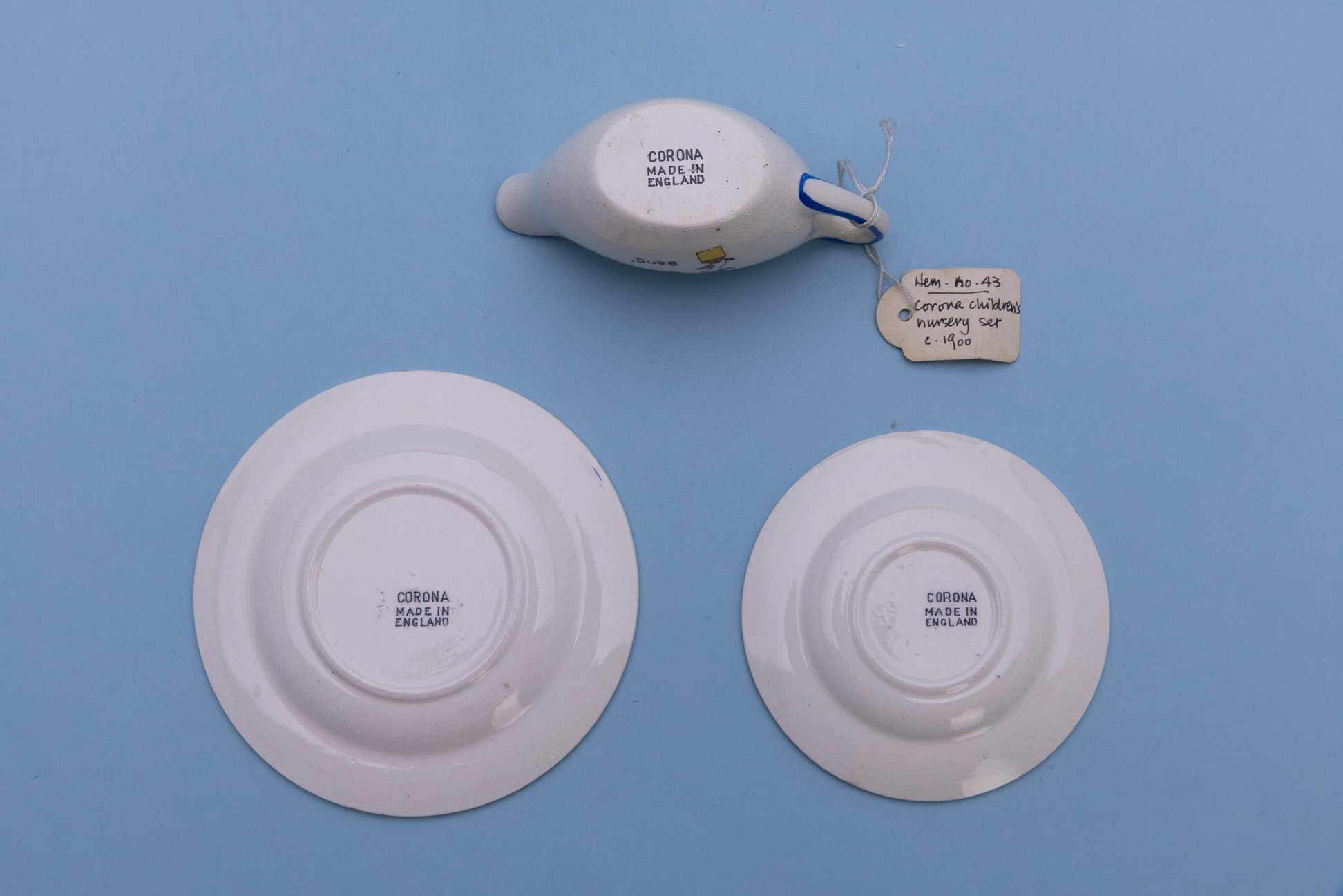 A ROYAL CAULDON CORONA WARE PART CHILD'S DINNER SERVICE - Image 3 of 3