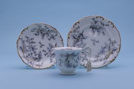 A GEORGE WOOD THISTLE PATTERN TRIO