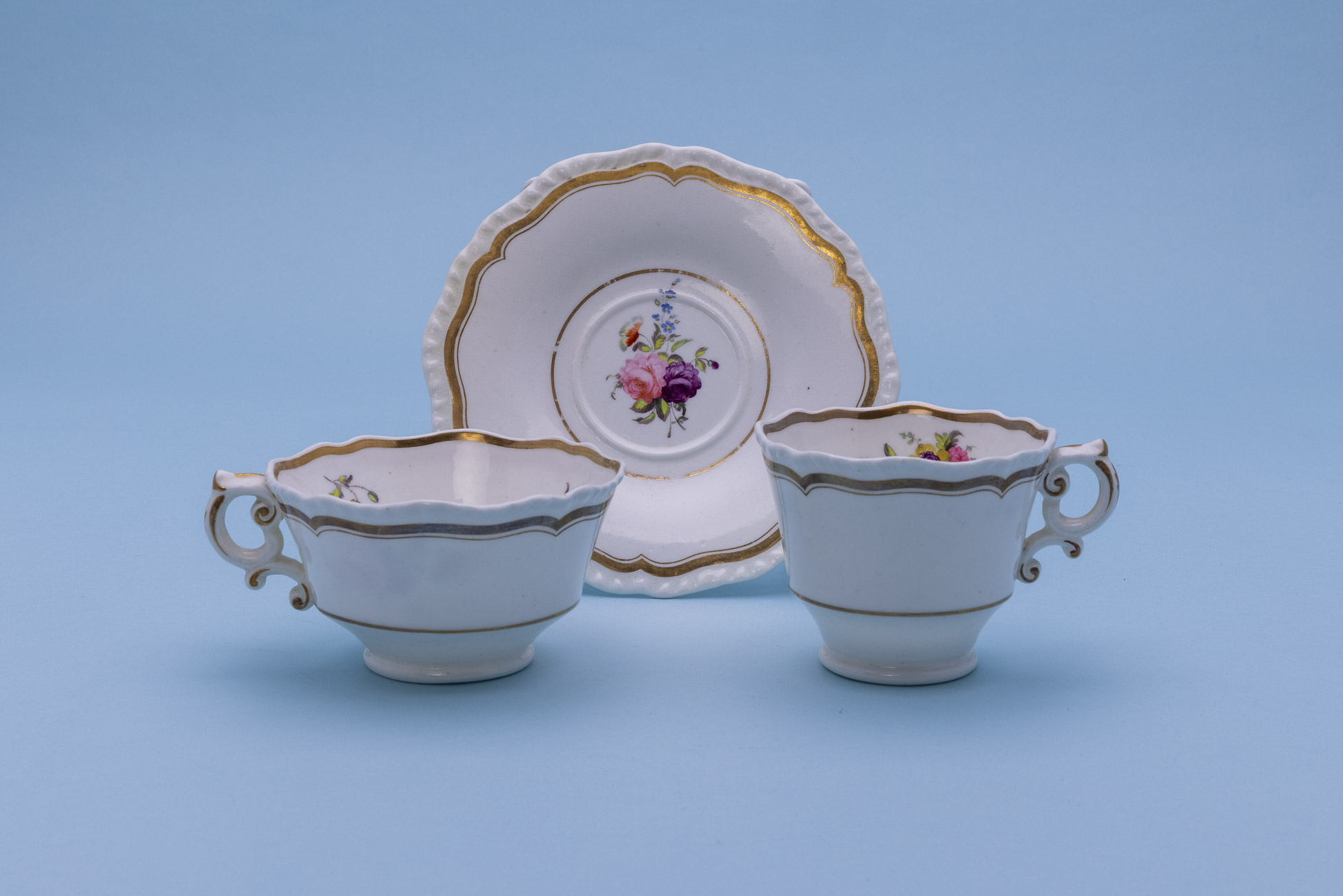 TWO PORCELAIN TRIOS - Image 4 of 6