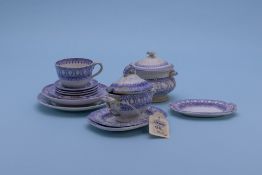 A DAVENPORT CHILD'S OR DOLL'S HOUSE PART DINNER SERVICE