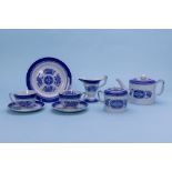 A SPODE ‘FITZHUGH PATTERN’ PART TEA SERVICE