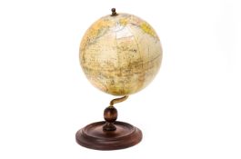 A PHILIPS NINE INCH TERRESTRIAL GLOBE