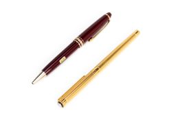 TWO MONT BLANC BALLPOINT PENS