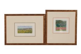 TWO LIMITED EDITION PRINTS OF FRENCH LANDSCAPES