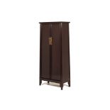 A CHINESE ROUND CORNER TAPERING CABINET