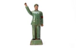 A MAO PROPAGANDA PORCELAIN FIGURE