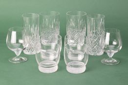 A GROUP OF GLASSWARE (2)