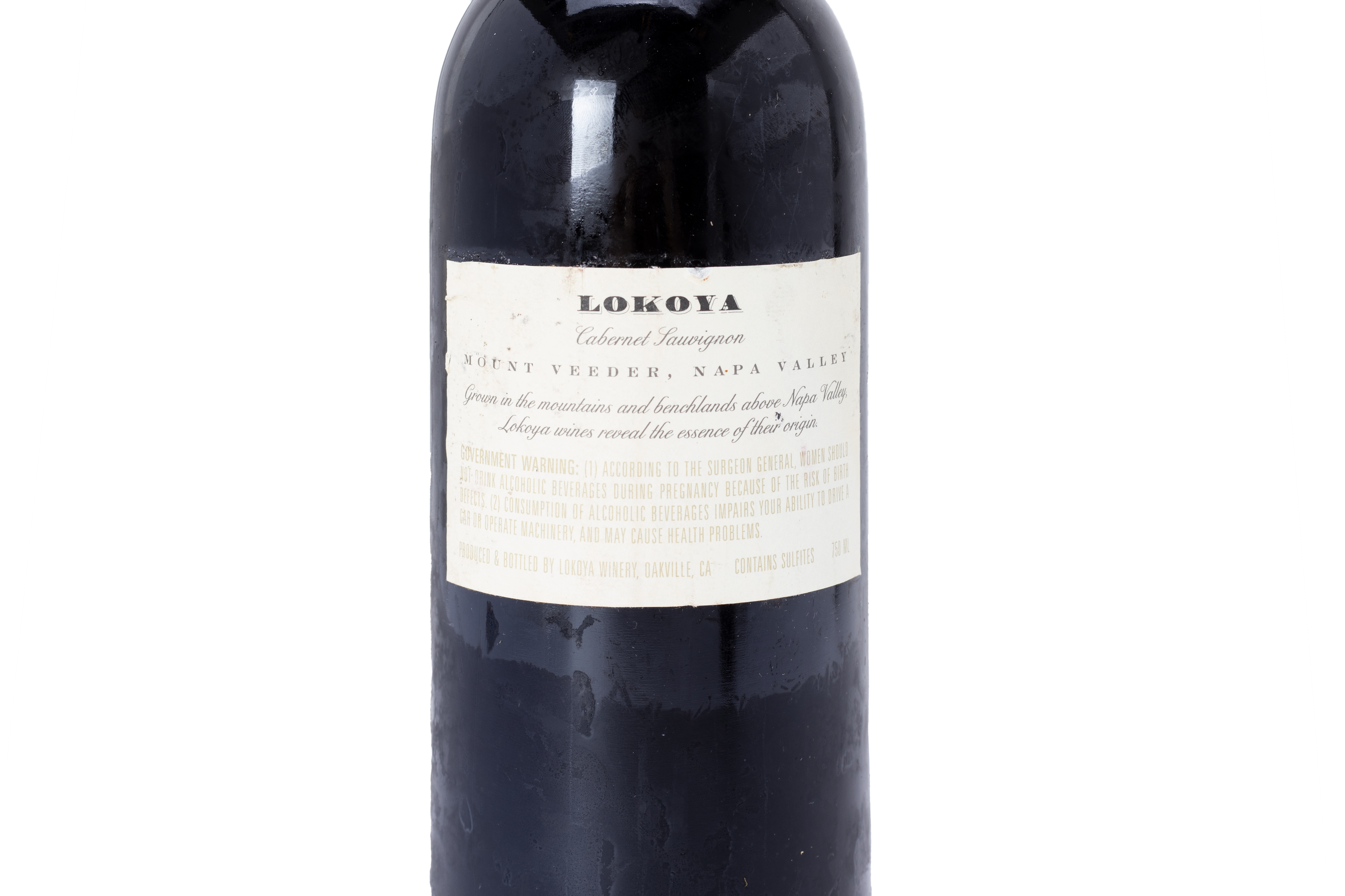 LOKOYA MOUNT VEEDER, CABERNET SAUVIGNON, 1995 - Image 3 of 4